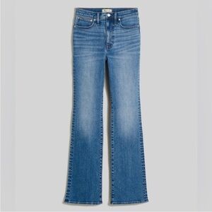 Madewell Fairson High Rise Skinny Flare Jeans Medium Classic Indigo Blue Size 30